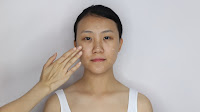 Modern Oriental Bridal Makeup - To make her eyelid look higher, use double eyelid tape