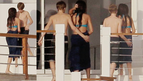 justinbieber selenagomez kissing stlucia 03 Pictures of Justin Bieber and 
