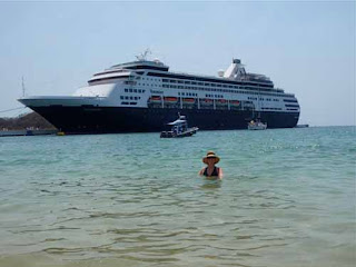 Holland American Cruise Ship Huatulco Mexico