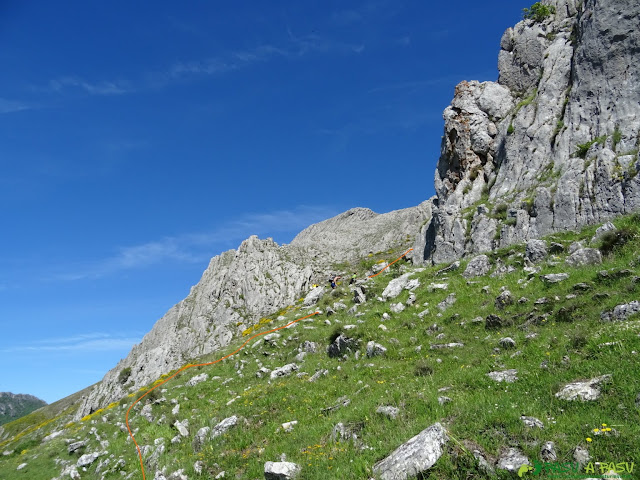 Salida de la ladera