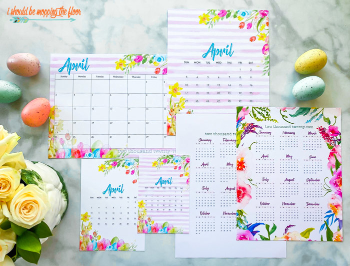 2022 Printable Calendars