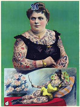 Tattooed Lady Poster 1906