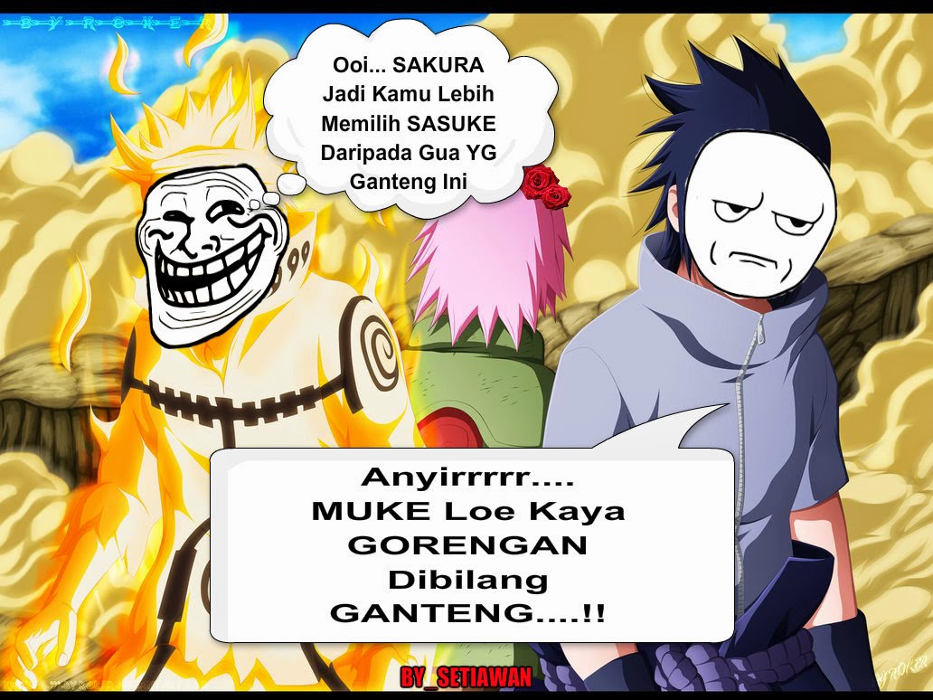 Foto Lucu Meme Comic Naruto Stok Gambar Lucu