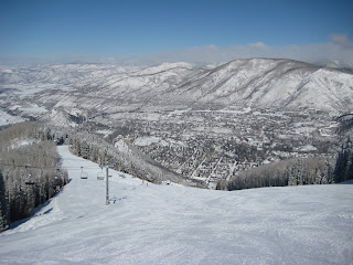 Bottom section of Ruthie's Run at Aspen Mountain.