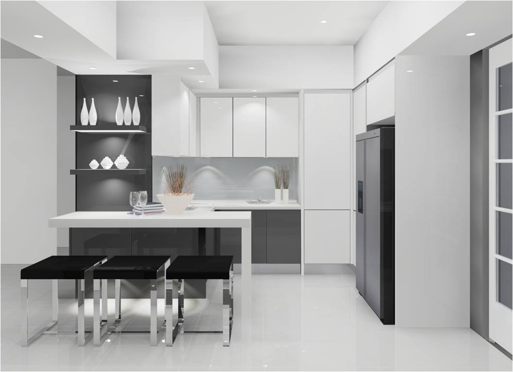 Kitchen Interior For Apartment