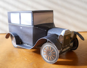 modelismo en papel : ford modelo t