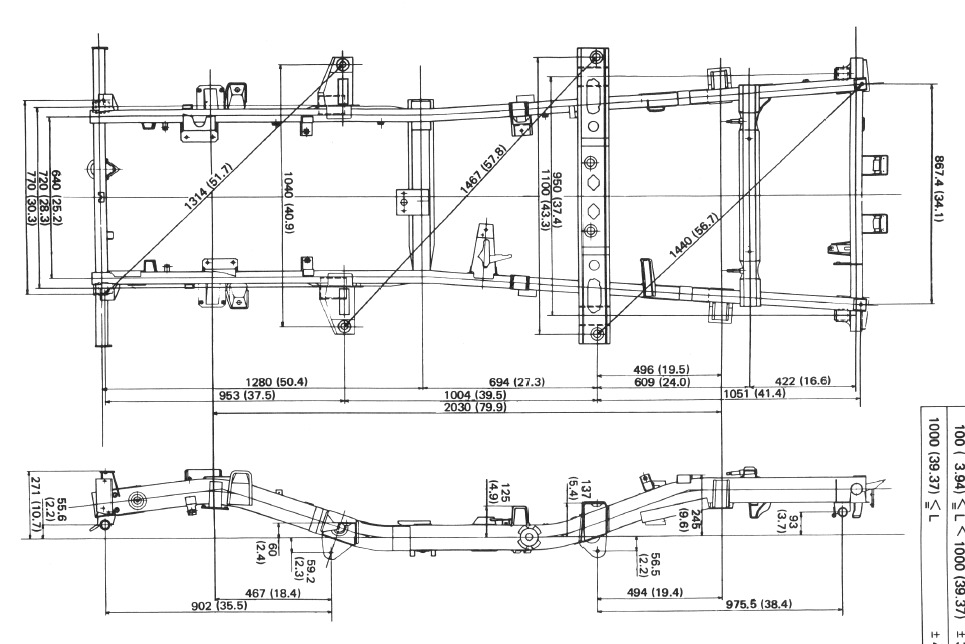 Manual Download: SJ 410 Chassis dimensions