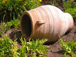 Photo of Clay Vessel in Garden by Michael & Christa Richert