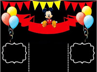 Imagenes De Tarjetas De Invitacion De Mickey Mouse