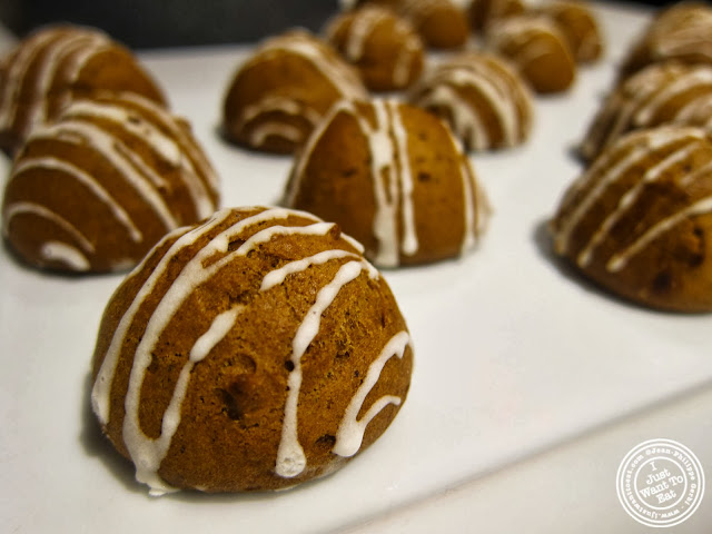 image of Pumpkin spice drop cookie at Pie Face in Chelsea, New York