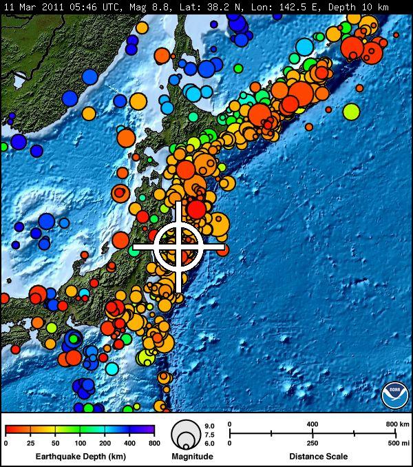 Magnitude 8.9 earthquake hits