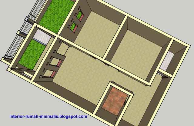 Gambar Desain Rumah Sederhana Minimalis KPR BTN Type 21 60 