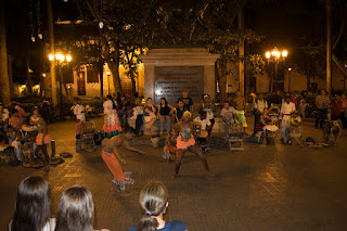 dança africana ruas cartagena noite