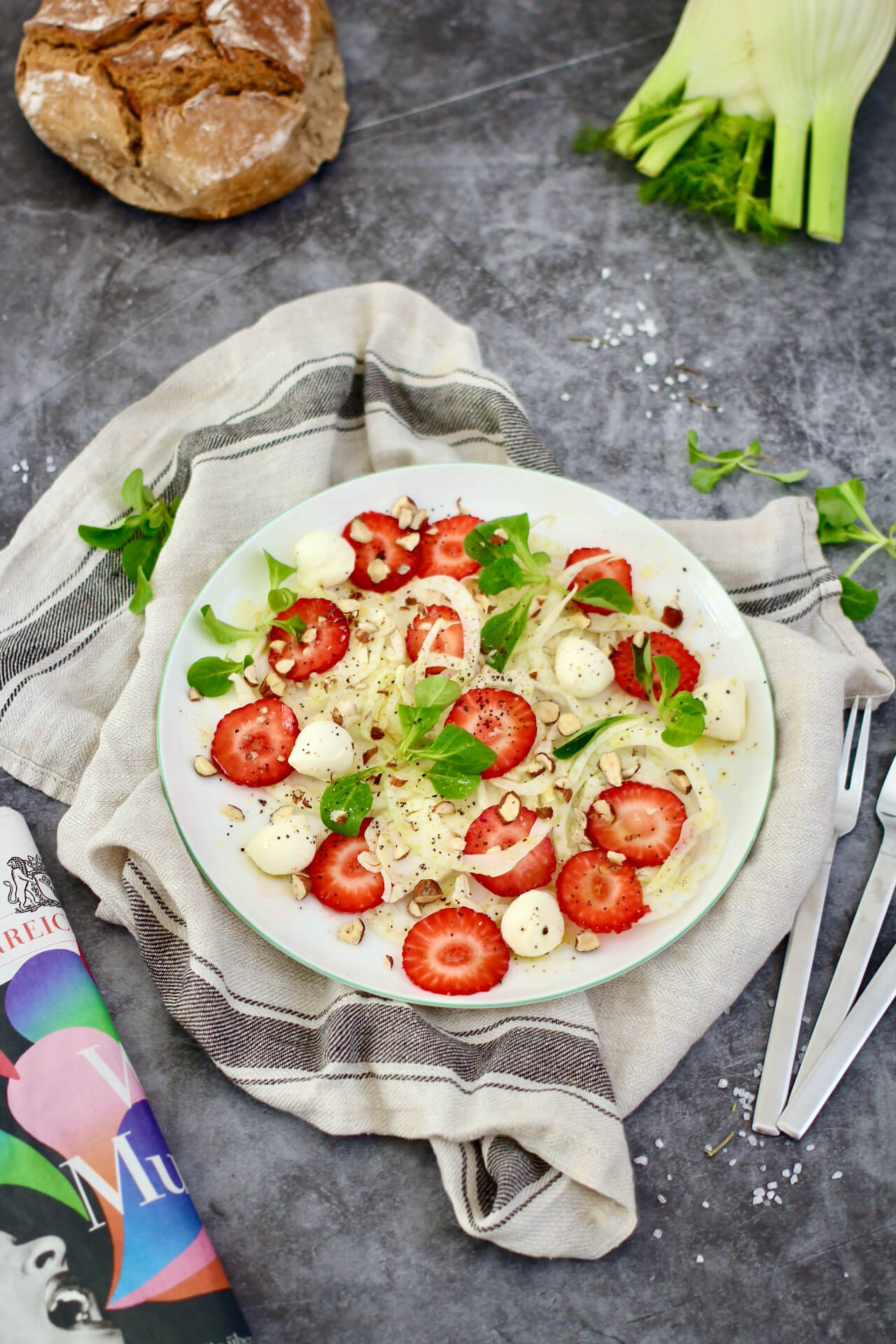 Fenchelsalat mit Obst