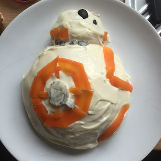 Receta de Ensaladilla Rusa Star Wars BB8