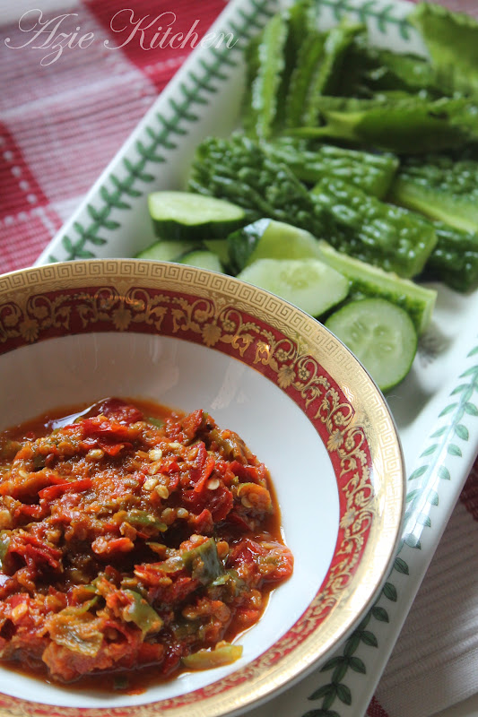 Sambal Belacan Dan Ulam Ulaman Azie Kitchen