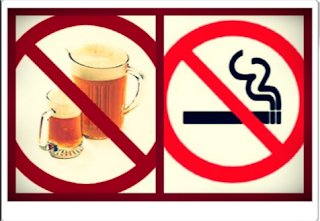 Hasil gambar untuk hindari minuman beralkohol dan rokok