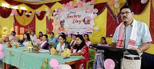 Dhakuakhana Teachers Training College celebrates teachers day