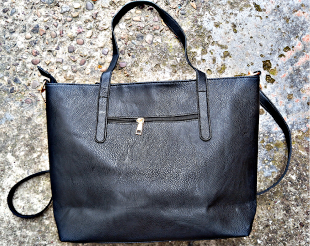 Black handbag