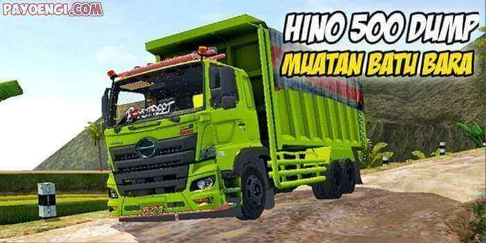 mod hino 500 dump muatan batu bara