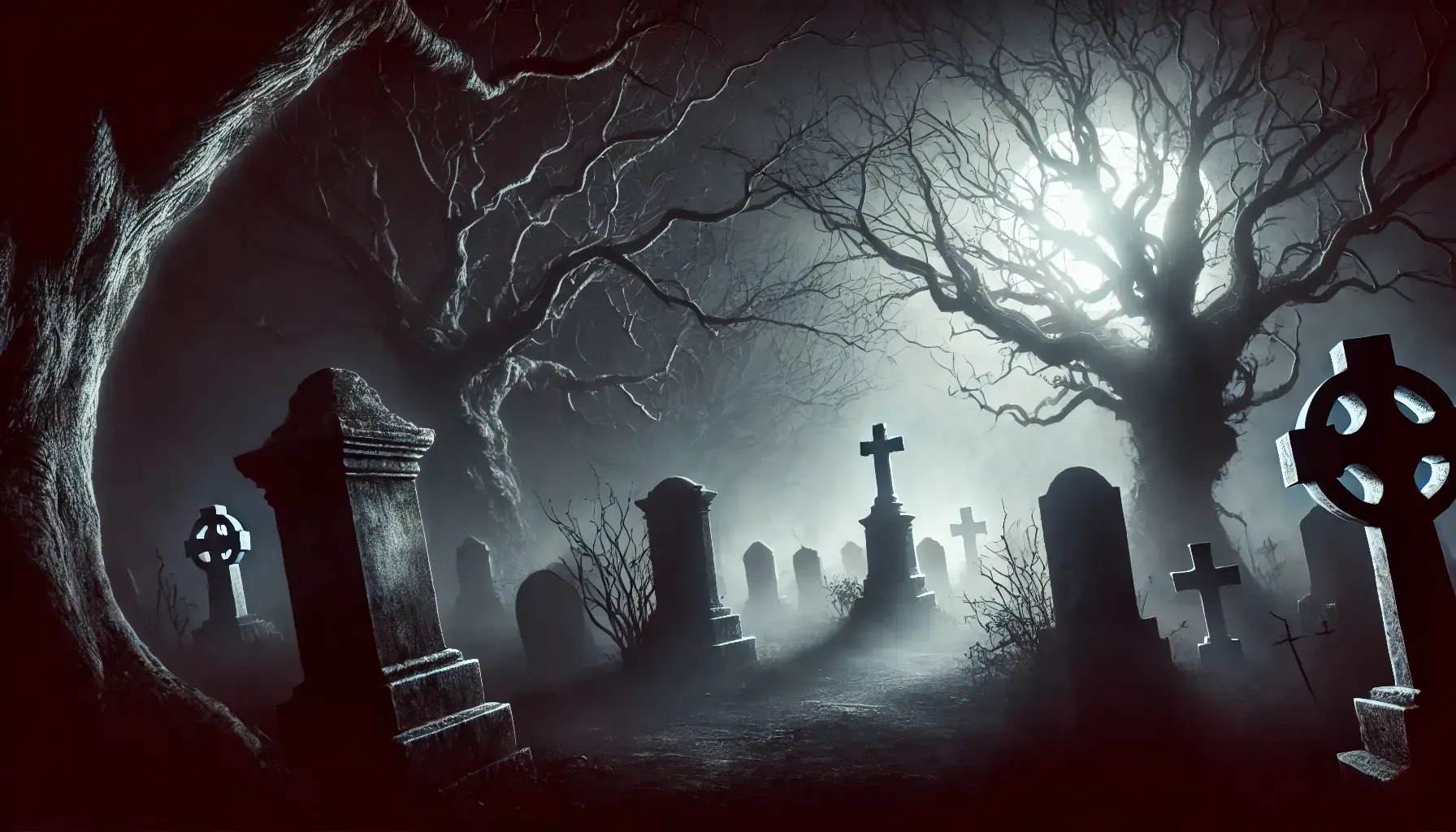 Eerie-and-mysterious-cemetery-with-unknown-dangers-lurking-in-the-mist-Trees-and-old-tombstones-cast-spooky-shadows-in-the-moonlight.webp