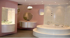 baños color rosa