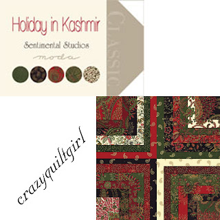 Moda HOLIDAY IN KASHMIR Christmas Fabric by Sentimental Studios