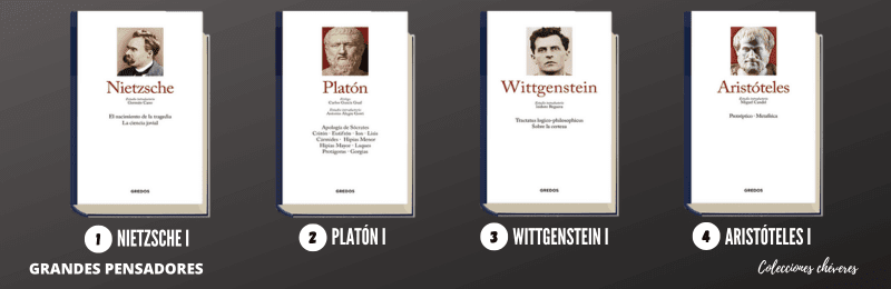 coleccion grandes pensadores 2023 mexico, nietzsche, platon, wittgenstein, aristoteles