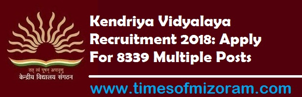 Kendriya Vidyalaya Recruitment 2018: 