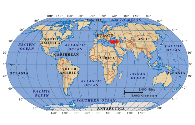 world map with countries and cities. world map with countries and