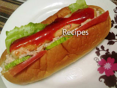 Sweet@Recipes Gallery by ~ IZaN: Home Made Chicken Tuna Hotdog