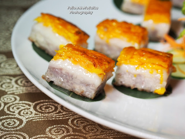  Pan-Fried Three Layer Nian Gao (Yam, Pumpkin and Coconut Milk)