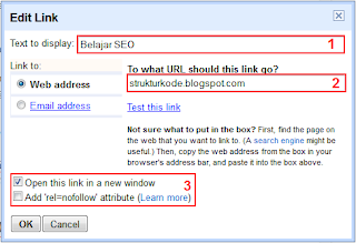 cara membuat link pada blog