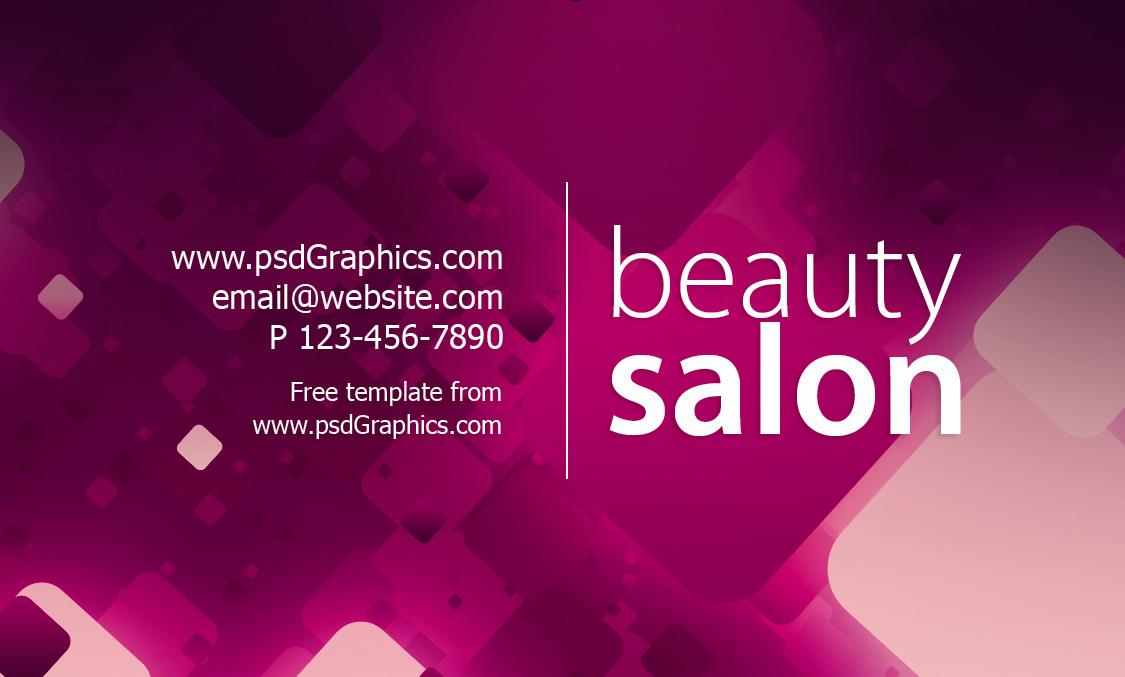 How Much Exercise To Lose Weight Beauty Salon Business Card