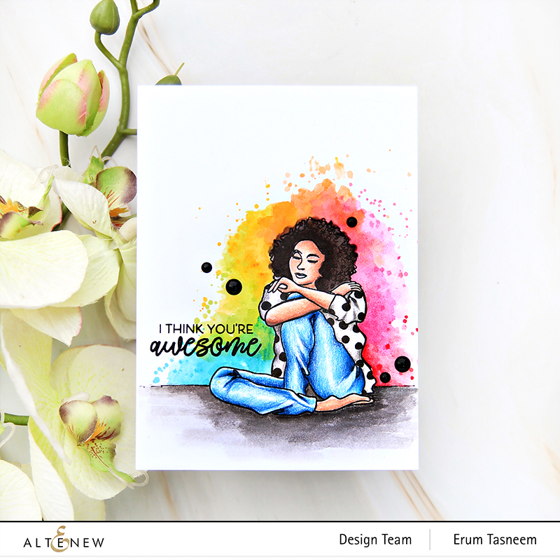 Altenew Linear Life: Daydreams Stamp Set | Erum Tasneem |@pr0digy0