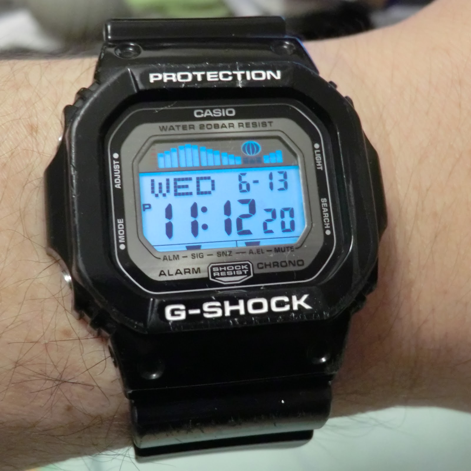 バックライトが点かない Casio G Shock Glx 5600