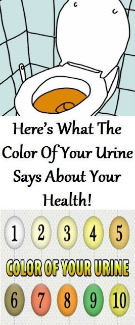 HERE’S WHAT THE COLOR OF YOUR URINE SAYS ABOUT YOUR HEALTH!