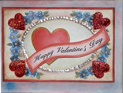 valentine greeting card sayings. Victorian Valentine Card