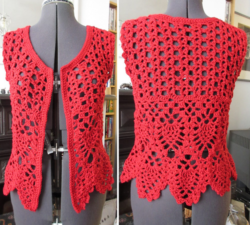 Pineapple Vest - Free Pattern 