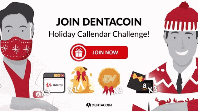 Join Dentacoin Holiday CALENDAR CHALLENGE 2020