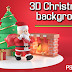 3D Christmas background | 4 sfondi 3D a tema natalizio