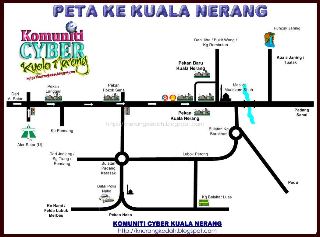 Kuala Nerang: Peta