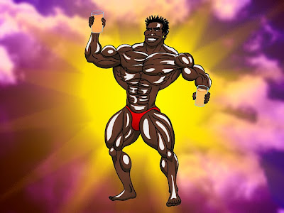 ROBBY ROBINSON'S  DIET - PRE-WORKOUT ENERGY DRINK FOR HEAVY TRAINING DAYS BODYBUILDER ROBBY AND HIS SUPPLEMENTS -  MUSCLE ANIMATION BY ART BINNINGER Robby's dietary anabolic SUPPLEMENTS, OILS and HERBS for natural fat loss  and muscle growth at any age ▶  www.robbyrobinson.net/anabolic-pack.php