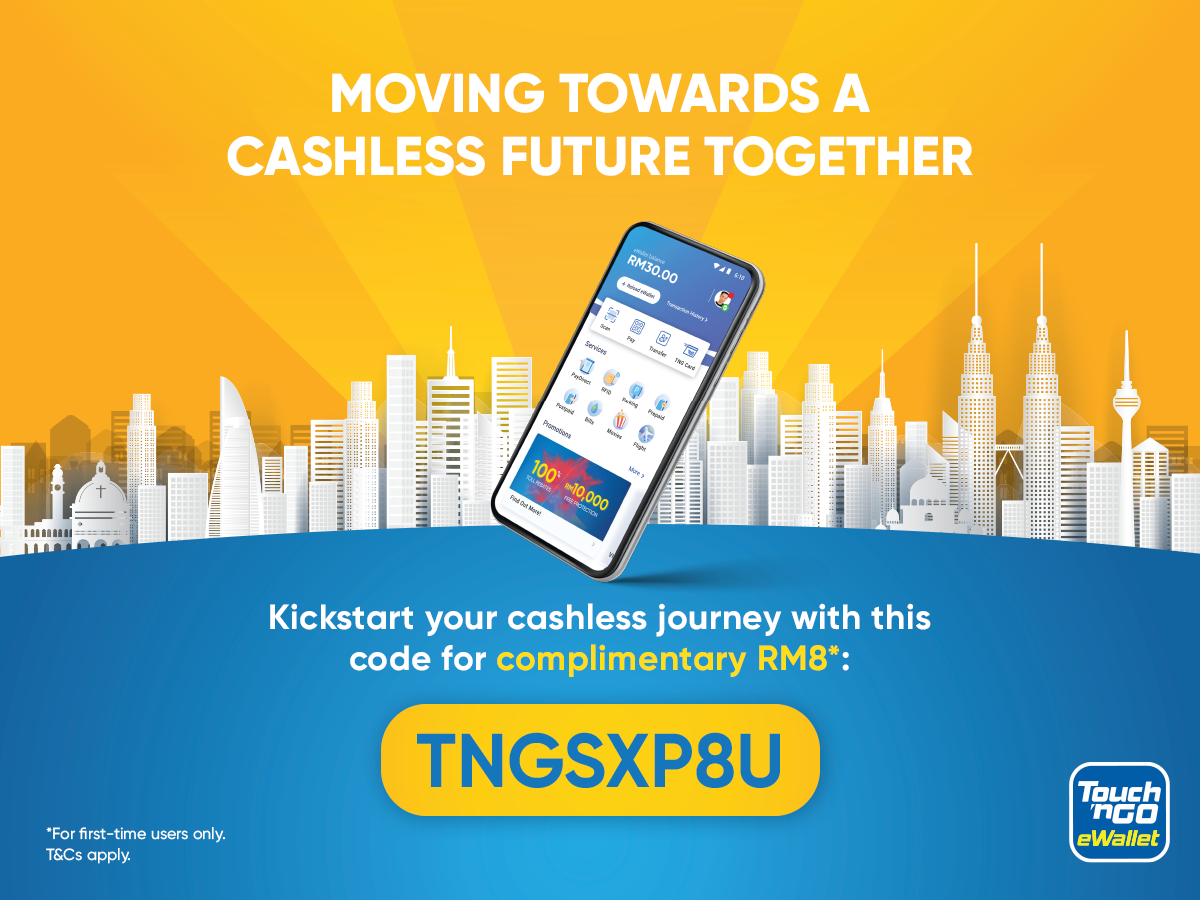 New Touch N Go Ewallet Users Get Complimentary Rm8 Promo Codes My