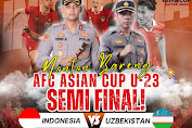  Polres Lampung Utara Gelar Nobar Semifinal Piala Asia U23 Indonesia vs Uzbekistan