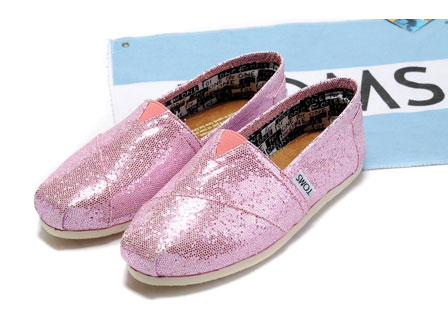 Pink Glitter Toms on Pink Glitter Toms Shoes For Womens Jpg