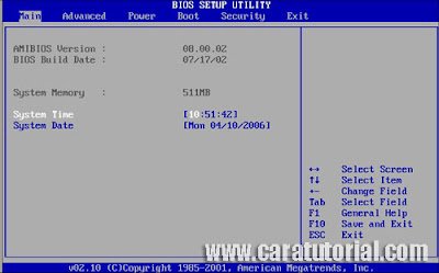 Cara Tutorial Setting BIOS Agar Booting dari CD/DVD ROM