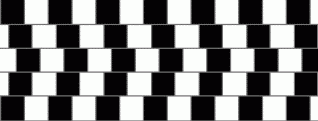 horizontal lines parallel illusion