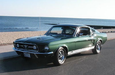 Old Ford Mustangs