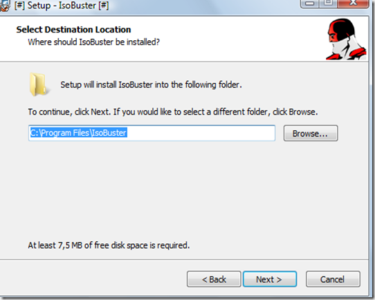 Iso Buster - installation